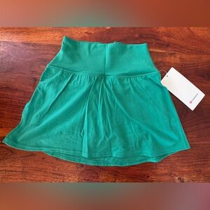 Lululemon Align High-Rise Skirt Skort Nulu™ Teal Green Size 4 NWT